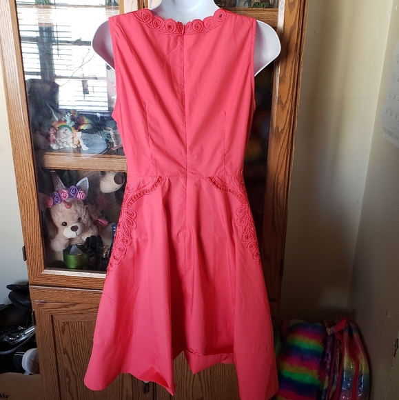 🌻Beautiful coral dress 🌻 - Picture 7 of 7